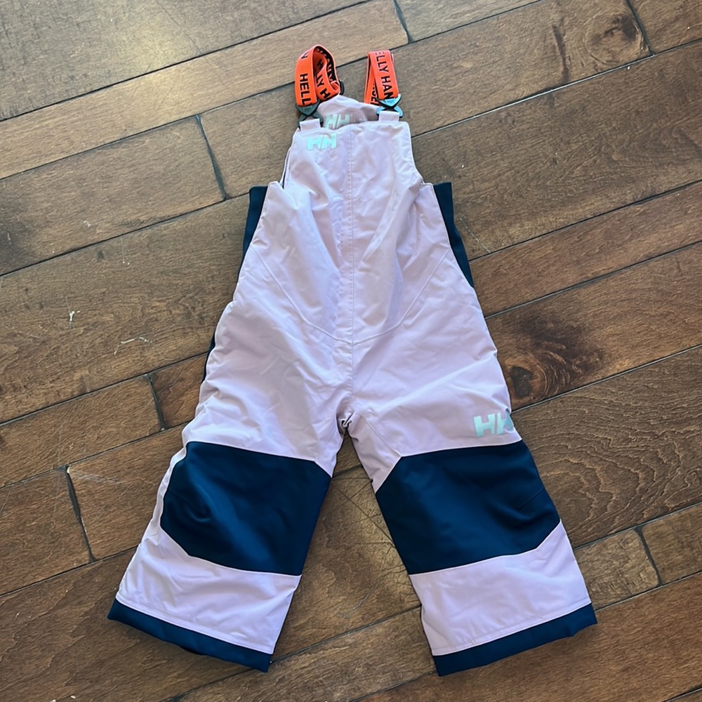 Helly Hansen Toddler Insulated Bib in Purple and Navy